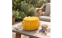 Basket Bag Summer Basket Purse with Strap Trendy Handbag for Bike Rides
