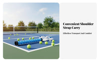 No Bending Down Pickleball Pickup Tube Large Capacity Pickleball Picker Upper Easy to Carry Ball Collection Tube Portable for Seniors, Coaches, Outdoor Courts, Practice Sessions