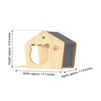 Wall Mounted Cat Furniture Solid Wood Cat Shelves with Transparent Capsule, Perch and Shelves Perches for Large Indoor Kittens Climbing Space Saving
