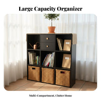 Multi-Functional lattice Cube Organizer Against-the-Wall Placement adaptable Cube Organizer adaptable Use shelving unit Lowlow-height for Homeowners, Apartment Dwellers, Living Room, Bedroom, Office, Closet