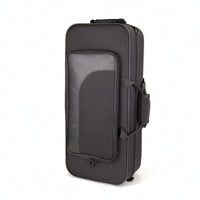 Hard-Shell Saxophone Case with Backpack Straps Padded Saxophone Case Sturdy Adjustable for Students, Commuting