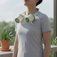 Neck-Hanging Fan U-Shaped Handsunrestricted Neck Fan Compact Cylindrical