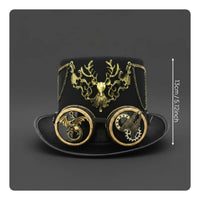 Steampunk Top Hat Gear and Chain Details Costume Headwear for Cosplayers