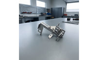 Throttle and Kickdown Cable Bracket Chrome Carburetor Linkage Bracket Adjustable Slotted for SBC, Large-Block Chevy