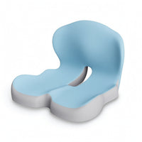 Seat Cushion with Backrest Contoured Seat Cushion with Lumbar Support Chair Pad Removable Cover Supportive for Office Workers