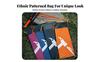 Tent Stake Bag Portable Camping Pouch Sturdy Tent Stake Pouch for Campers, Outdoor Enthusiasts, Backpacking, Hiking