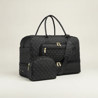 Travel Duffel Bag with Toiletry Pouch Large for Weekend Trips, Overnight Stays