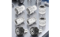8 Pieces Pressure Washer Adapter Fittings Precision-Machined M22-14 Quick Connect Kit Reliable Pressure Washer Fittings with M22 Thread for Workshop