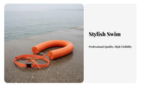 High Buoyancy Solid Core Tow Buoyancy Device Adjustable Strap Outdoor Water Swim Buoy Lightweight for Swimmers, Beginners, Lakes, Beach