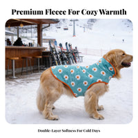 Machine Washable Winter Dog Jacket Easy On Remove Winter Dog Coat Adjustable Fit for Cold Weather, Daily Use, Outdoor Walks