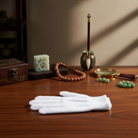 Bead Polishing Gloves Reusable Breathable Nylon Gloves Textured Glove Pair