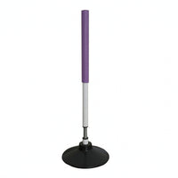 Training Pole with Rubber Base Weighted Rubber Base All-Surface Agility Poles for Coaches, School