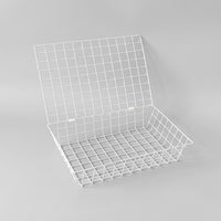 Desk Storage File Organizer with Lid, Metal Wire Mesh Document Basket for Office Workers, Desktop Filing Paper A4 FC Size