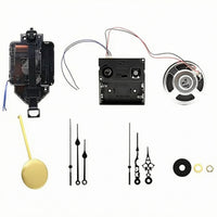 Clock Set with Chime Musical box Decorative Pendulum Clock Set with Hands Complete for Makers