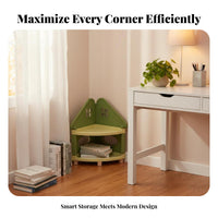 3-Level Corner Organizer 90-Degree Corner Design Triangular Desk Organizer