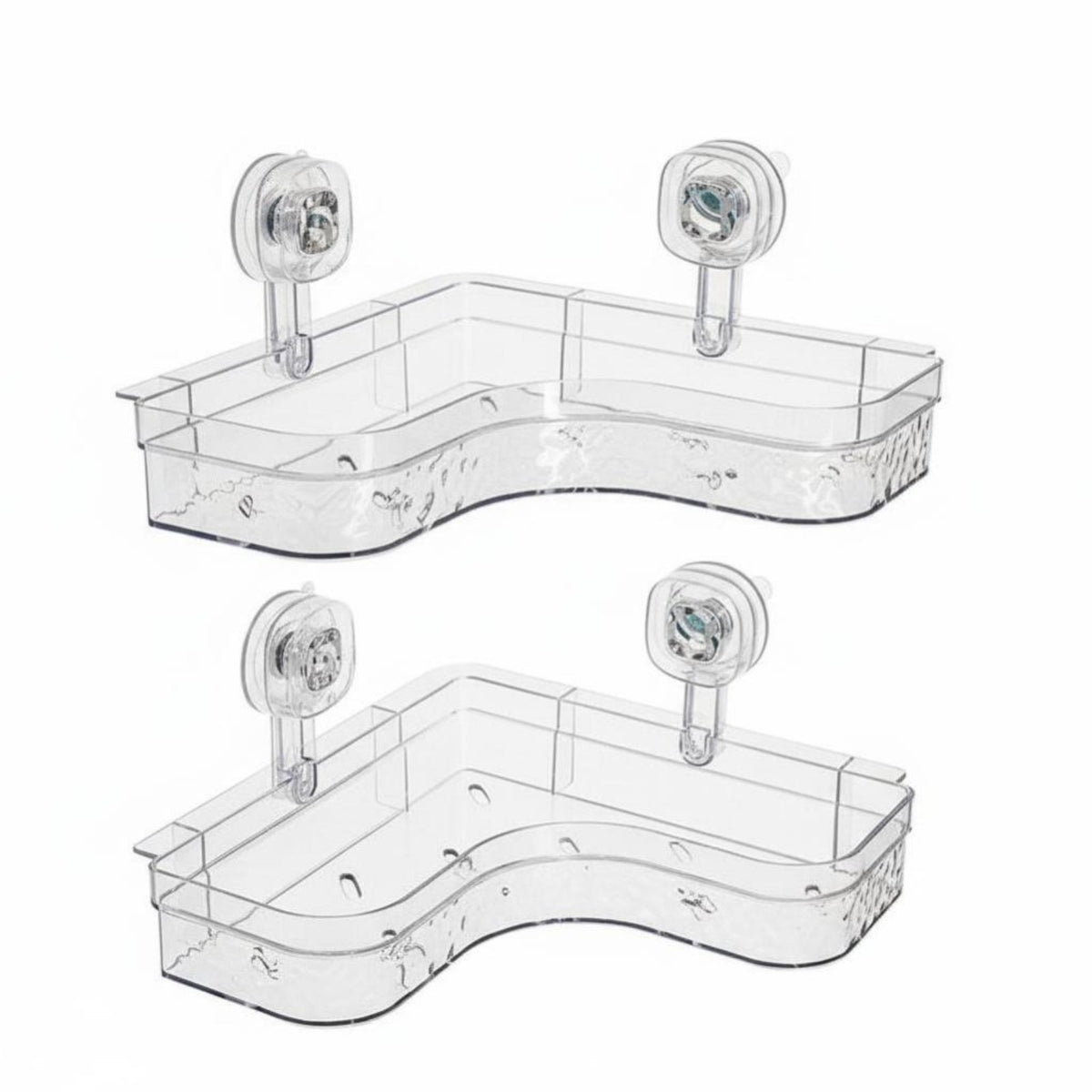 Suction Cup Corner Tray Drillnon-Drill Installation Wall-Mounted Rack