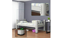 Bed Frame with Bed Board Strong Support Metal Bedstead Heavy Duty Furniture for Students, Kids, Small Bedrooms, Dorm Rooms, Student Accommodations