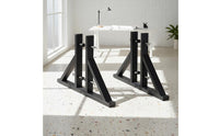 Tile and Door Display Stand Easy Assembly Floor Panel Display Rack Adjustable Panel Support Base Carbon Steel Construction