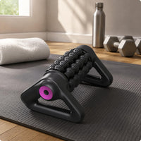 Electric Massage Roller Plastic Shell Fascia Massager Muscle Roller Massager 360° Rolling Wellness Device Full-Body Relief