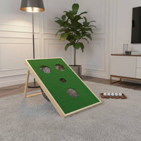 Golf Chip Practice Solid Wood Foldable Golf Practice Board Mesh Netting Sports Gear