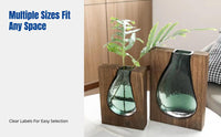 Modern Chinese Glass Vase, Minimalist Decorative Flower Holder, Home Living Room Entryway Hydroponic Decor