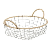 Countertop Utility Basket Space-Saving Vanity organizer Sturdy Construction