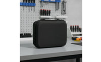 Tester Case Compact Hardhard-Shell Container with Mesh Pocket Padded Travel-Ready for Electricians, Tool Storage, Field Work
