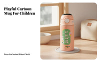 Leak-Proof Cartoon Water Cup Portable Child S Insulated Water Bottle Leakproof Lid for Toddlers, Students, School, Daily Use, Outdoor