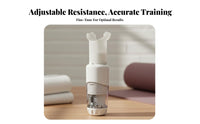 Respiratory Muscle Ergonomic Mouthpiece Adjustable Resistance Breathing Exerciser Medical-Grade Silicone Inspiratory Muscle for Adults