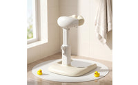 Height-Adjustable Standing Baby Bath Support Stable Baby Bath Support Upright Shower Stand with Seat Compact for Parents