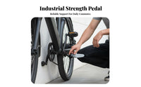 Electric Bike Passenger Footrest Long-Lasting Folding Foot Pegs Aluminum Alloy Bike Pegs Easy Installation Foldable Bike Pedals