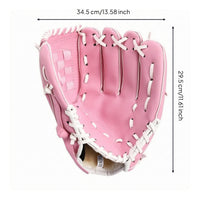 Deep Pocket Baseball Glove Reinforced Edging PU Baseball Glove Contrasting Lacing Catching Glove Stitched