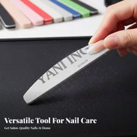 Double-Sided Nail File Professional-Grade Double Sided Nail File Sturdy Zebra Sanding Strip for Manicurists, DIY Enthusiasts, Beauty Parlor, Home