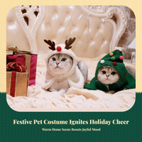 Christmas Pet Cloak, Plush, Holiday Decoration