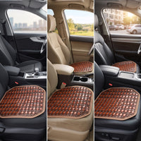 Car Seat Cushion Non-Sweat Bamboo Car Seat Pad Natural Flat for Drivers, Road Trips