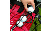 Golf Ball Holder with Padded fastenerPadded Golf Ball Clip Metal for Golfers, Driving Range