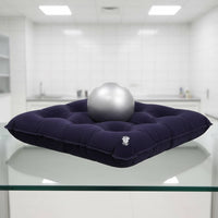 Inflatable Cushion Ergonomic Design Pressure Relief Cushion Adjustable Firmness Seating Accessory for Elderly, Office Workers, Car, Travel