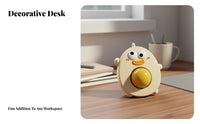 Decorative Egg Yolk Stress Toy Sensory Play Popping Egg Press Toy Soft Silicone for Students, Adults, Office