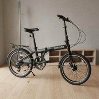 20 Inch Folding Cycle Aluminum Alloy Frame Cycling Equipment Fenders Included