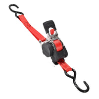 Self-Retracting Cargo-Securing Straps Compact Retractable Ratchet Straps Easy to Store Retractable Cargo-Securing Strap for Motorcycle, Trailer