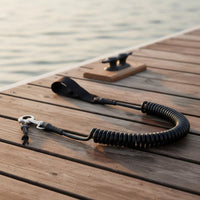 TPU Quick Release Waist Leash Anti-Slip SUP Leash Lightweight Safety Strap Adjustable for Surfing, Beach