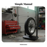 Motorcycle Wheel Balancer Easy to Use Motorcycle Wheel Balancing Stand Simple Design Manual Tire Balancer for Mechanics, DIY Enthusiasts, Workshop