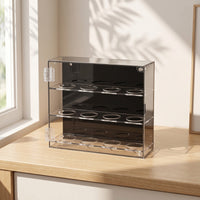 Dustproof Golf Ball Display Case Transparent Golf Ball Display Cabinet Acrylic 12-Slot for Collectors, Golfers, Game Room, Office, Shelf