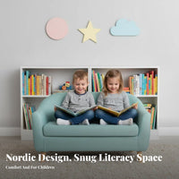 Removable Cover Child-Sized Armchair Washable Miniature Upholstered Armchair Easy to Clean children's Furniture Comfortable Cushioning for Toddlers, Preschoolers, Parents, Reading Corner, Kindergarten, Daycare, Living Room