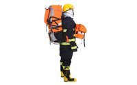 Large Capacity Wildland Fire Backpack Reflective Strip Emergency Rescue Backpack Heavy Duty Waterproof Rescue Pack Water-Resistant for Firefighters