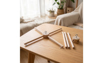 Diy Wind Chime Frame Natural Finish Wind Chime Bracket Hardware Decorative Metal Long-Lasting for Crafters, Home Decor