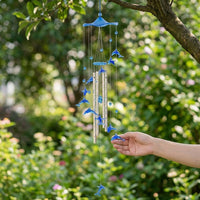 Wind Chimes, 75cm Acrylic Suncatcher for Window, Handmade Outdoor Home Decor, Door & Window Hanging Chimes
