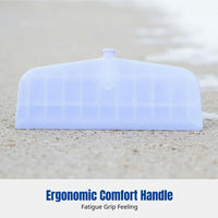 Tempered Rake, Multi-Purpose Farm Tool, Winter Clearing, Grain Drying, Manure Cleaning, Ergonomic Handle