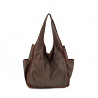 Lightweight Tote Bag with Pockets Foldable Tote Bag with Pocket Large Zippered for Students, Commuters, Shopping