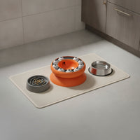 Reduces Boredom Slow Feeder Cat Bowl Easy to Clean Cat Challenge Feeder 15° Tilted Design Interactive Food Dispenser Anti-Slip Base for Overweight Cats